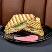 Turkey Cheese Toast with Cranberries